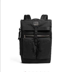 Men’s Lance Tumi black backpack new retail  $425